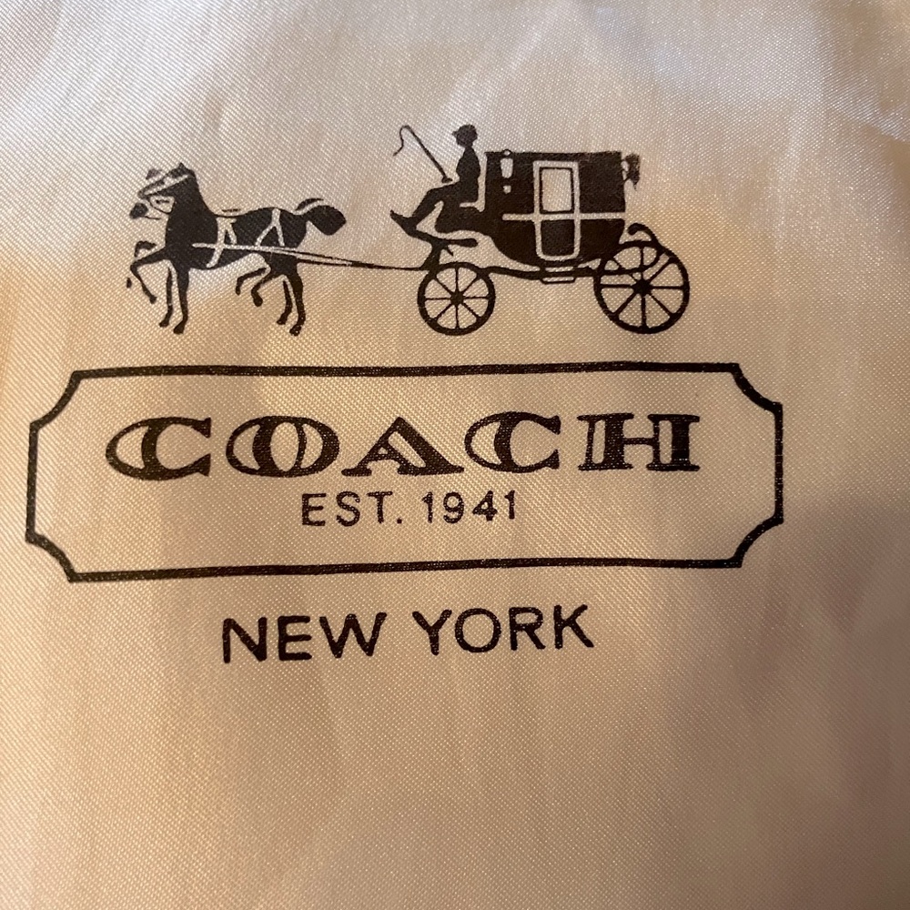 Authentic Coach Dust Bag with drawstrings No Flaws Like New